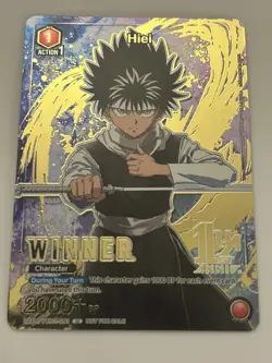 Union Arena Hiei Alternate Art Winner Promo Yu Yu Hakusho - Image 1