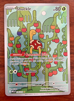 Pokemon card - Shuckle #136 - Mega Evolution 2025 - Holo Illustration Rare - Image 1