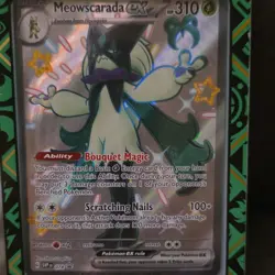 Pokemon TCG SVP Sprigatito Floragato Meowscarada ex Holo Card Set English - Image 4