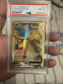 Dragonite EX 106/108 - Evolutions - Graded PSA 10 GEM MINT Pokemon Card - Image 2