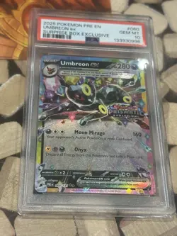 PSA 10 Graded Pokemon Card Umbreon ex 60/131 PSA 10 - Image 1