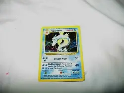 VINTAGE POKEMON BASE SET GYARADOS HOLO/FOIL CARD-#6/102-HP CONDITION! - Image 1