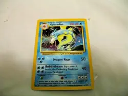 VINTAGE POKEMON BASE SET GYARADOS HOLO/FOIL CARD-#6/102-HP CONDITION! - Image 2