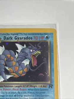 Dark Gyarados 8/82 Holo Rare Team Rocket NM Pokemon Card Team Rocket Set 🚀 - Image 3