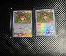 Pokemon Prismatic Evolutions Hoothoot Masterball Reverse Holo Card 077/131 x2 - Image 1