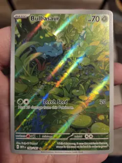 Pokemon Bulbasaur Card 166/165 Scarlet & Violet 151 English NM Condition - Image 1
