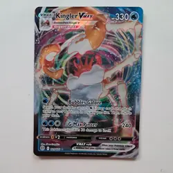 kingler VMAX 029/172 Briliant Stars Pokemon Holo Rare Card TCG SWSH - Image 2