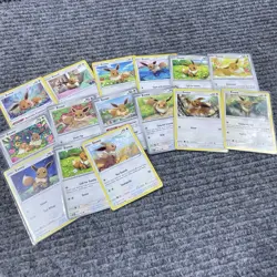 15x Eevee Pokemon Card Lot Cute Pokemon Cards Assortment - Image 1