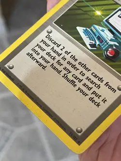 POKEMON COMPUTER SEARCH 71/102 RARE BASE SET MP CARD - Image 3