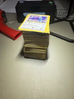 2000 Pokemon BASE SET 2 NEAR COMPLETE No holo RARE UNCOMMON COMMON 350+ card lot - Image 1