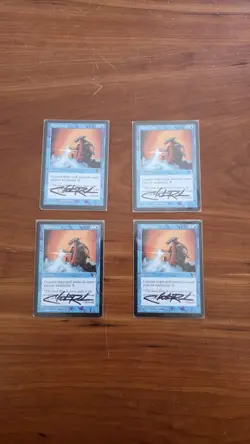 Magic: The Gathering Mana Leak Signed Christopher Rush Stronghold MP - Image 1