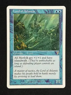 1x MTG Lord of Atlantis - 7th Edition (7ED) #83 - Magic the Gathering - Image 1
