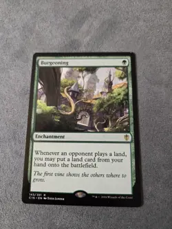 Wizards of the Coast Burgeoning Commander 2016 Rare Green #143/351 - Image 1