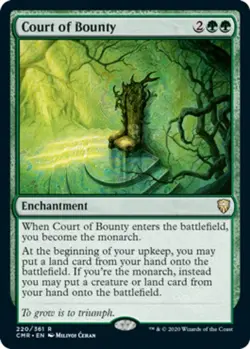 1 x Court of Bounty - Foil - Commander Legends - NM-Mint - MTG - Image 1