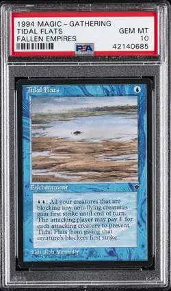 1994 MTG FALLEN EMPIRES TIDAL FLATS PSA 10 - Image 1