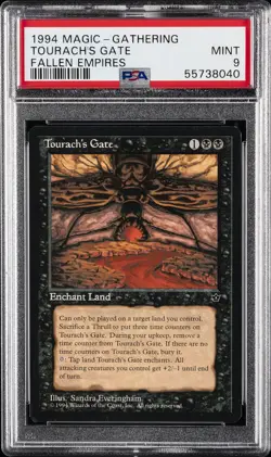 1994 MTG FALLEN EMPIRES TOURACH'S GATE PSA 9 - Image 1