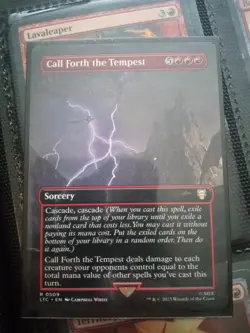 Call Forth the Tempest (Borderless) Commander: the Lord of the Rings: Tales... - Image 1