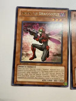 Yugioh 2X Inzektor Centipede Super Rare AP01-EN007 MP 1 Rare 1 Common - Image 2