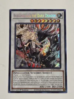Ecclesia and The Dark Dragon BPRO-EN041 Secret Rare Yugioh Burst Protocol Mint - Image 1