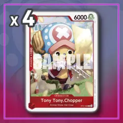 Tony Tony.Chopper ST21-008 Gear 5 EX ONE PIECE TCG x4 - Image 1