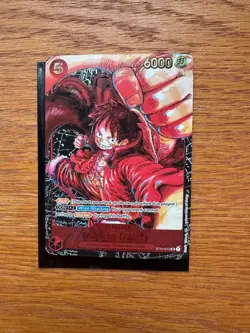 One Piece Monkey.D.Luffy ST01-012 Alt Art Awakening of New Era OP-05 English SR - Image 1