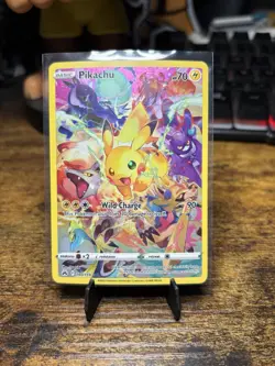 Pokemon TCG Pikachu Card Crown Zenith 160/159 Holo Secret Rare NM Condition - Image 1