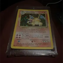 Pokemon Charizard Base Set 2 004/130 Holo Rare English Trading Card - Image 1