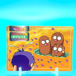 Pokemon Card Topsun Dugtrio No.051 Nintendo Japanese Anime Made In Japan F/S - Image 1
