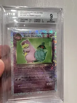 Dark Slowbro 8/110 Reverse Holo BGS 9 Legendary Collection Pokemon Card Mint 💥 - Image 1