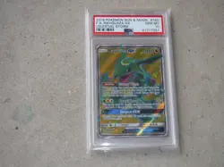 2018 POKEMON SUN & MOON RAYQUAZA GX FULL ART CELESTIAL STORM CARD #160 PSA 10 - Image 3
