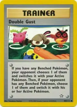 Double Gust 100/111 Neo Genesis Set Unlimited Pokemon Card - Image 1