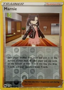 056/073 MARNIE REVERSE HOLO CHAMPIONS PATH POKEMON CARD - Image 1