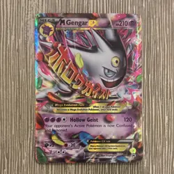 M Gengar EX XY166 Mega Full Art Holo Promo Pokemon TCG Card XY166 - Image 1