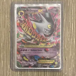 M Gengar EX XY166 Mega Full Art Holo Promo Pokemon TCG Card XY166 - Image 3