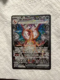 Charizard ex 223/197 Obsidian Flames SIR Full Art Pokemon Card NM/Mint - Image 1