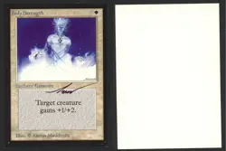 ***Beta Holy Strength Artist Proof Signed*** MTG Beta Anson Maddocks Kid Icarus - Image 1