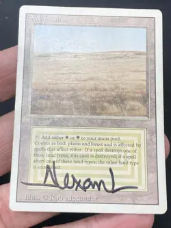 ***Savannah Signed (Indents & Light Bend)** MTG Revised Rob Alexander Kid Icarus - Image 3