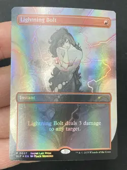 ***FOIL Lightning Bolt Secret Lair Prize*** MTG Promo Magic Kid Icarus - Image 3