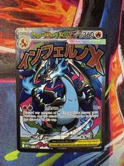 Mega Charizard X ex MEP 023 Black Star Promo UPC Pokemon TCG NM - Image 1