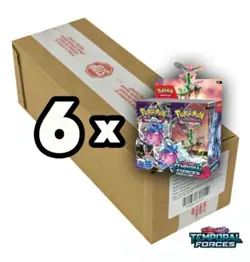 Minty Pokemon Scarlet & Violet Temporal Forces Booster Box Case (Factory Sealed) - Image 1