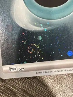 Dark Energy SVE 007 - Cosmos Holo - SV Pokemon 151 - Multiple Swirls! - MINT - Image 3