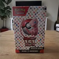 Pokemon Scarlet & Violet 151 Booster Bundle Box English 2023 6 Booster Packs - Image 1