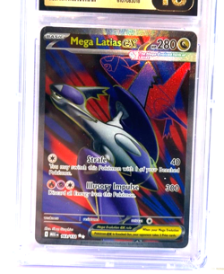 2025 POKEMON " PRISTINE " GRADE 10 ! MEGA LATIAS EX # 163/132 LOWEST POP 98 !!! - Image 2