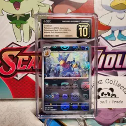CGC 10 Pristine Golduck 055/165 Master Ball - 151 - Pokemon TCG - SHIPS FAST - Image 1