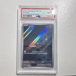 2023 POKEMON CLEFFA SV03 OBSIDIAN FLAMES ILLUSTRATION RARE 202/197 HOLO PSA 10 - Image 1