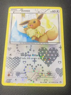 Eevee RC14/RC25 Legendary Treasures: Radiant Collection Pokemon TCG (LP) - Image 1