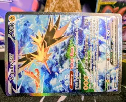 2023 Pokemon 151 Zapdos ex 202/165 Scarlet & Violet Special Illustration Rare Nm - Image 4