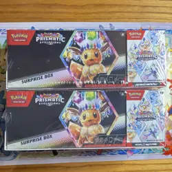 Pokemon TCG Prismatic Evolutions Surprise Box Booster Bundle 2x Sealed - Image 1