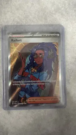 Pokemon TCG: SV - Prismatic Evolutions Raifort 142/131 Full Art Ultra Rare NM - Image 1