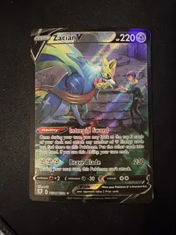 Pokemon Zacian V TG21/TG30 Astral Radiance Trainer Gallery Ultra Rare Holo - Image 1